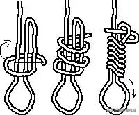 吊线绳结绑法,活珠绳结的绑法