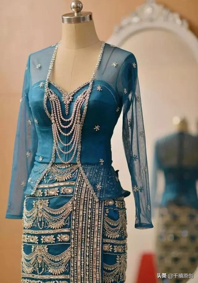 缅甸皇室珠宝,缅甸土豪结婚新娘首饰