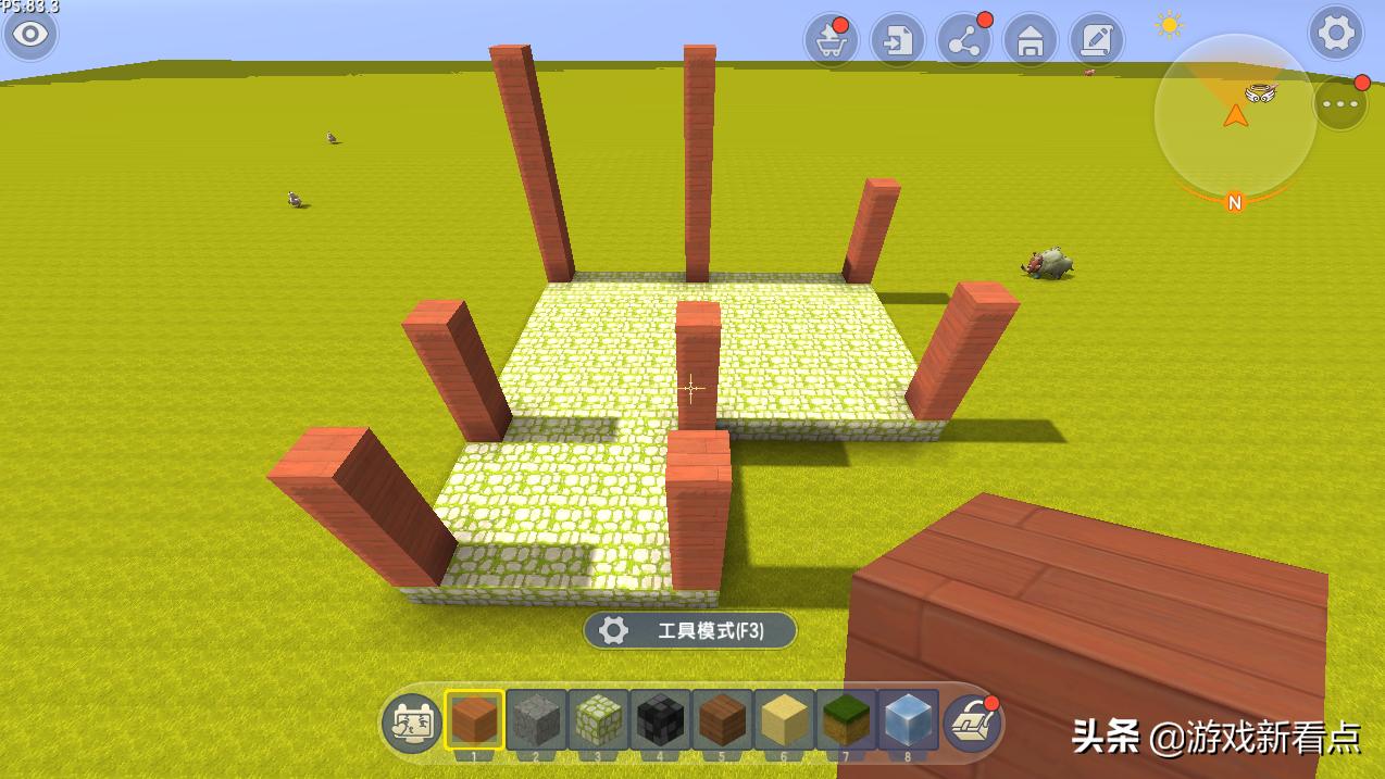 迷你世界最好看的少女心别墅教程,迷你世界最简单的房子最好看