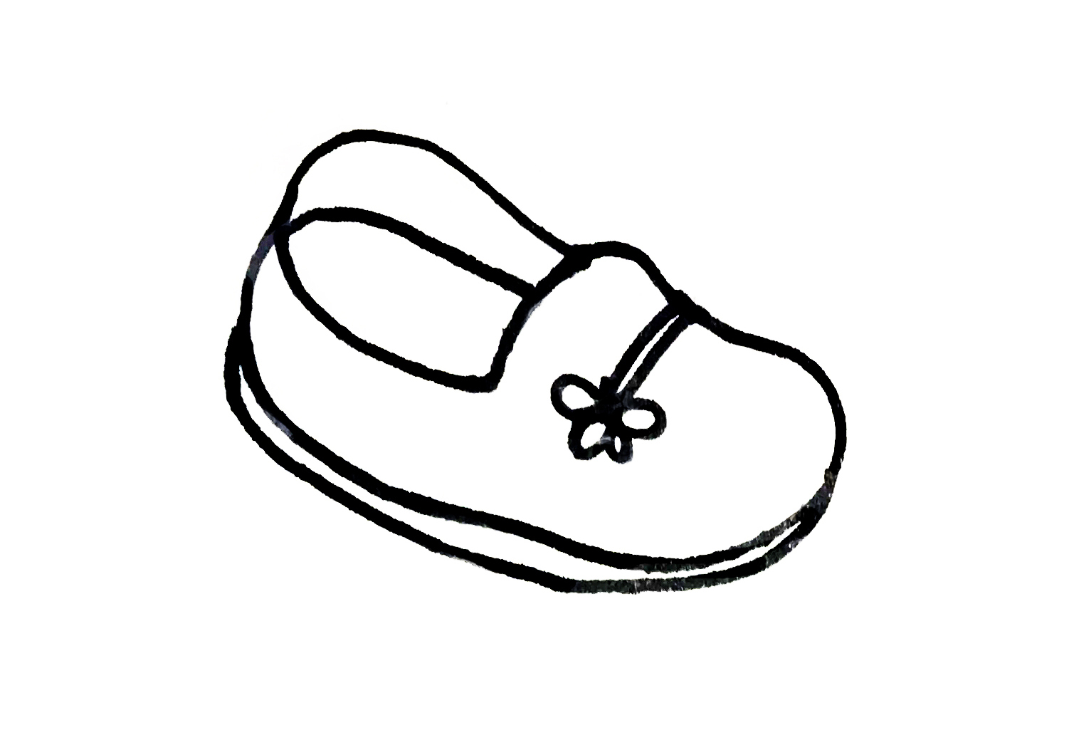 儿童鞋简笔画图片大全,各种各样的鞋简笔画