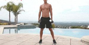 一副哑铃练遍全身肌肉,一副哑铃练全身的全套视频