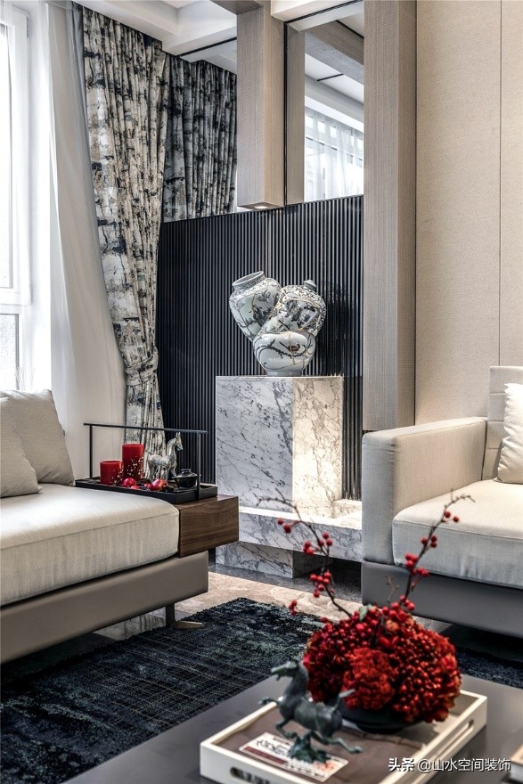 120平轻奢高级感装修,120平轻奢别墅装修效果图