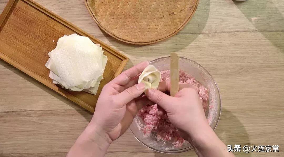 成都龙抄手正确吃法,成都龙抄手馅的做法