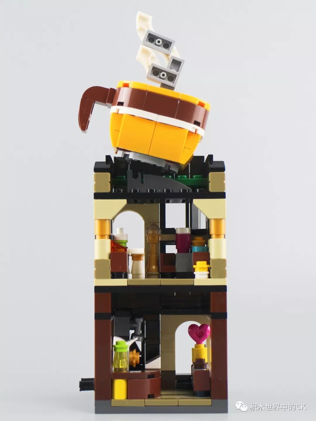 启蒙积木缤纷城市系列七款,启蒙积木街景系列八合一玩具