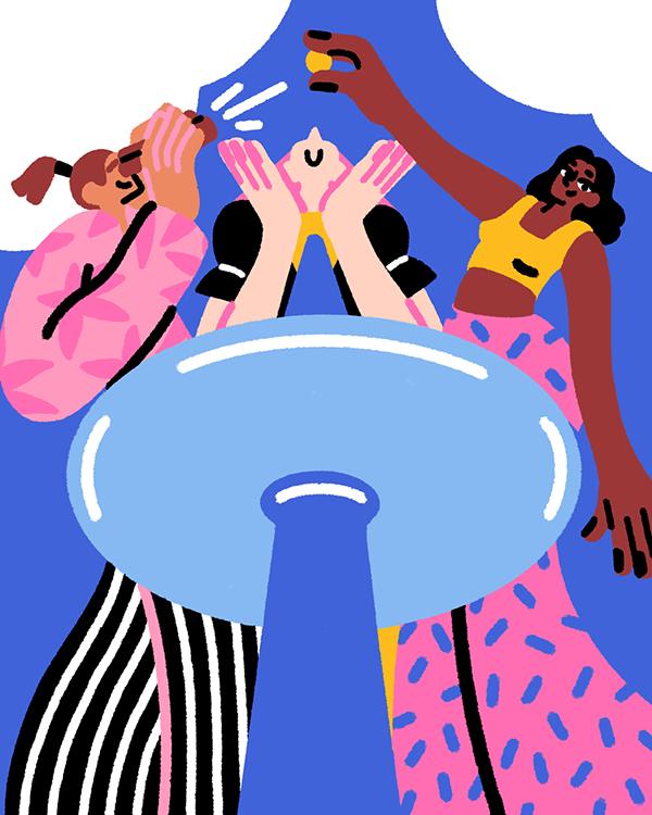 匈牙利插画师gabibaracsi,德国插画师sylvia