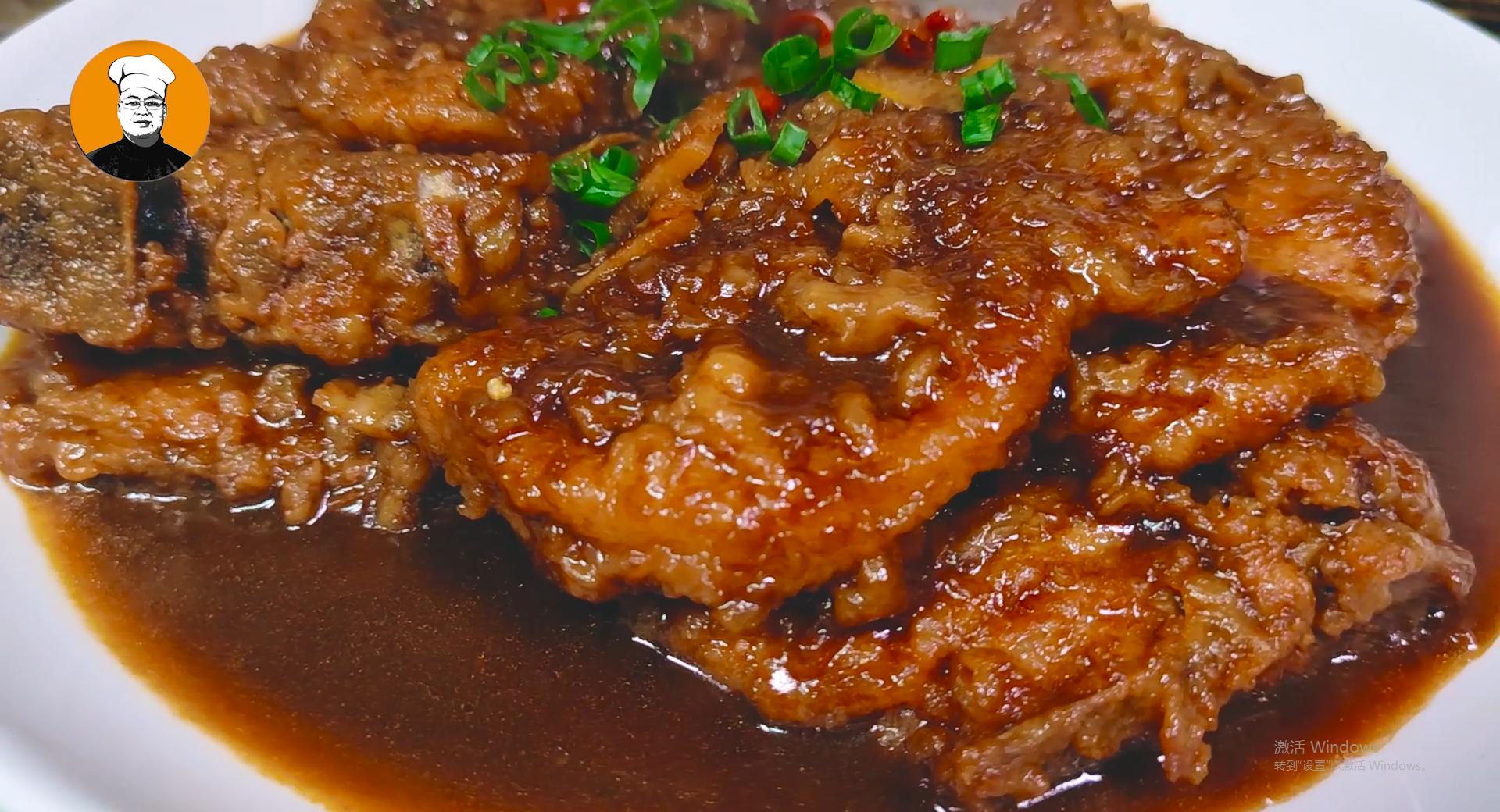 在家也能做大厨，红烧大排正确做法，鲜嫩入味，连吃3块不会腻