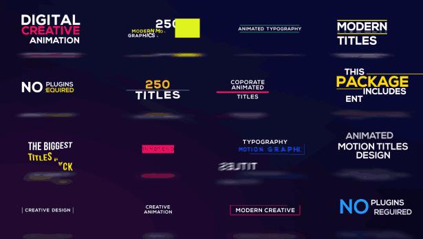 ae特效动画案例100例,酷炫外观的动画元素特效ae模板