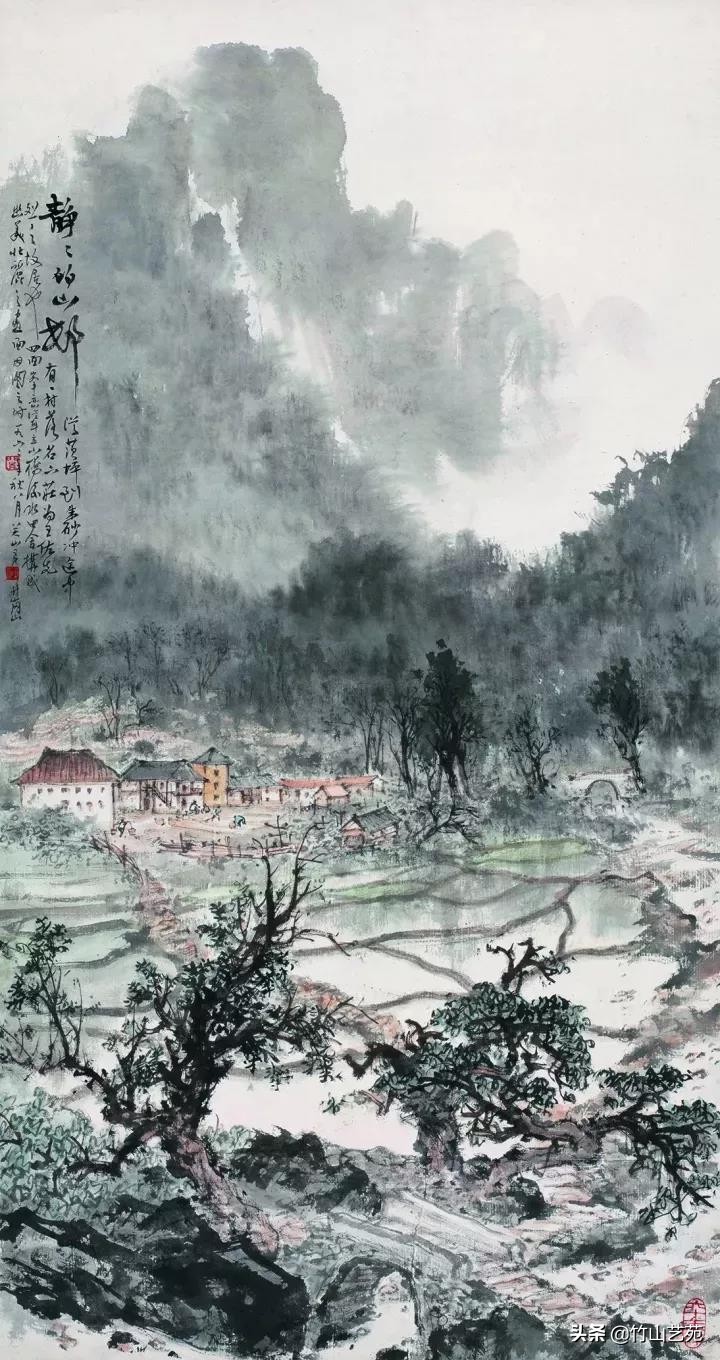 中国画高山流水遇知音,高山流水遇知音国画