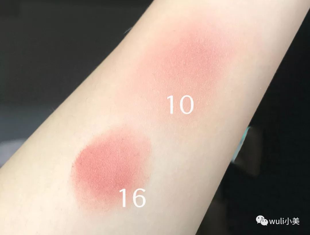 canmake腮红哪个色好看,canmake花瓣腮红03珠光和哑光