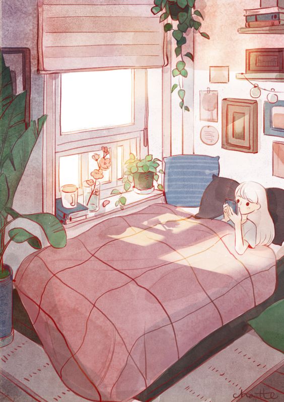 韩国插画师的插画,韩国插画师sillui的作品