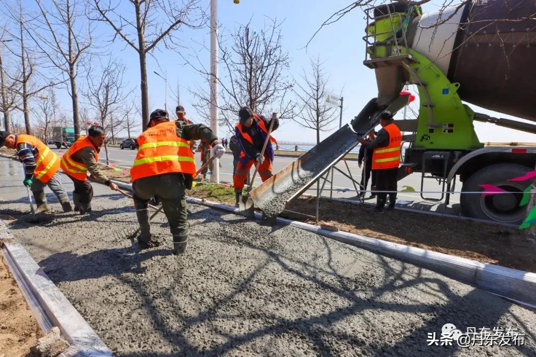 已经建好的国家登山健身步道,丹东新区健身步道