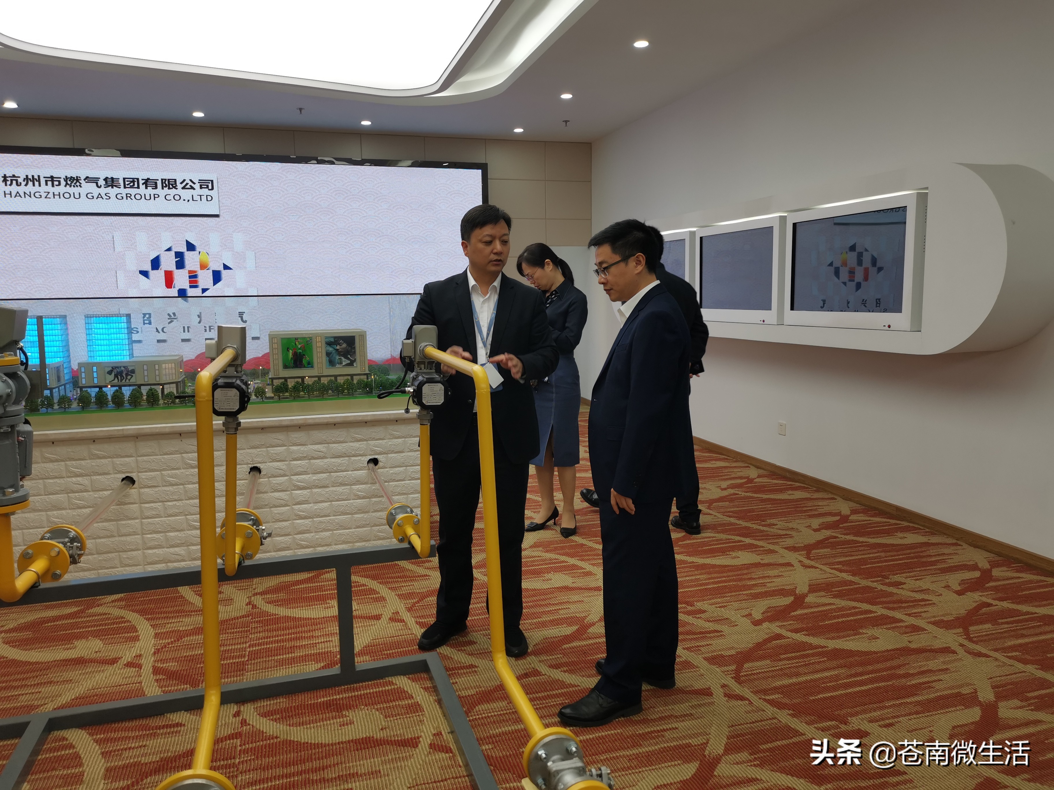 考察在沪苍南籍仪表龙头企业，众德能源将在苍建智慧水务生产基地