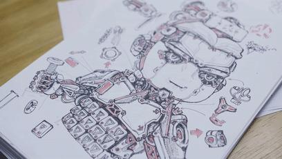 紫色的长袍,紫色衣服兵马俑