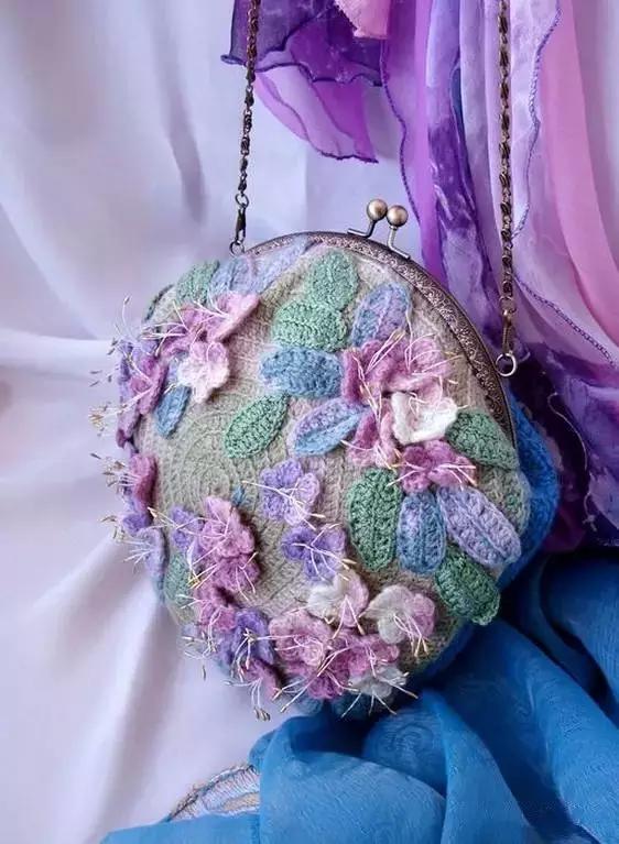 31款超美的爱尔兰钩花包，绝对让你爱不释手，独特的美！附教程