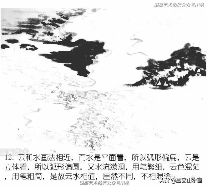 陆俨少画水视频,陆俨少画水