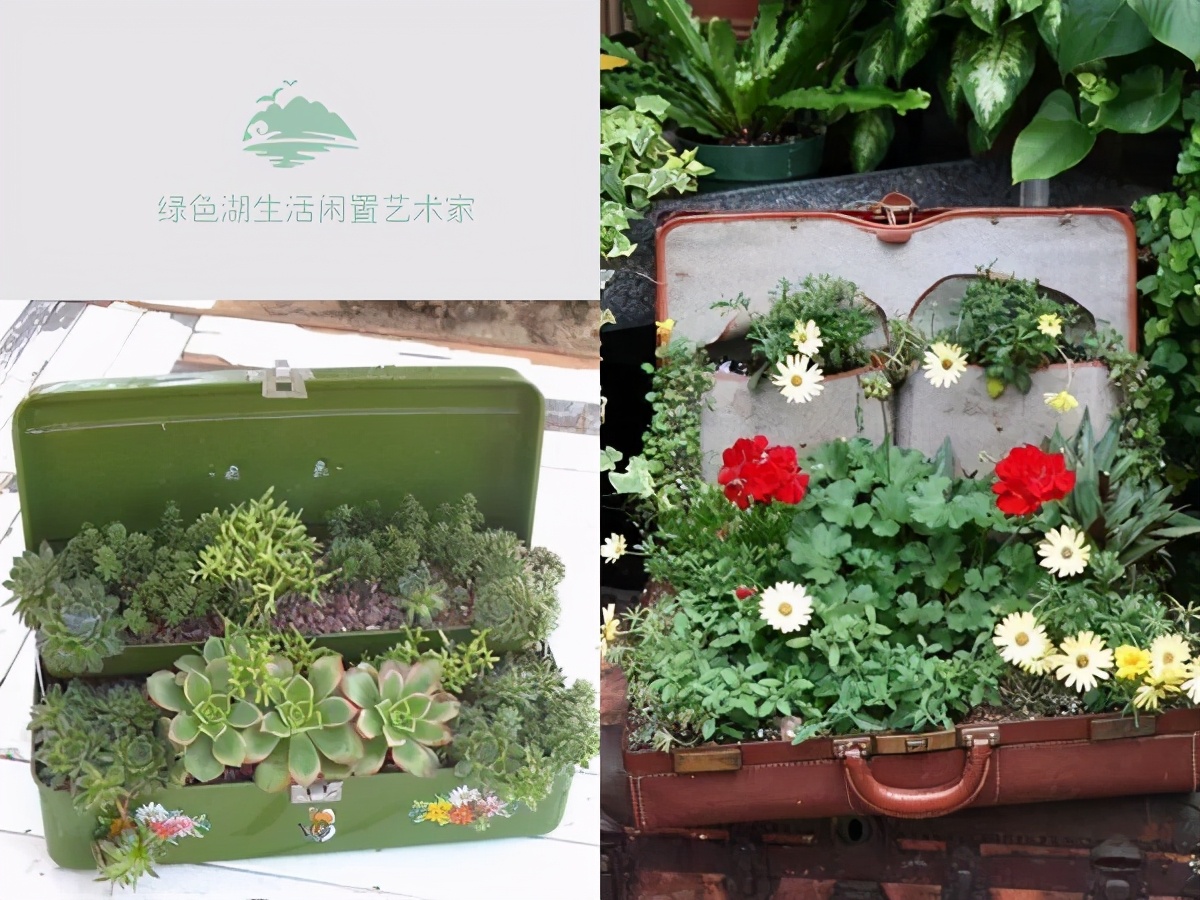 DIY自制花盆,让闲置品充满文艺气息