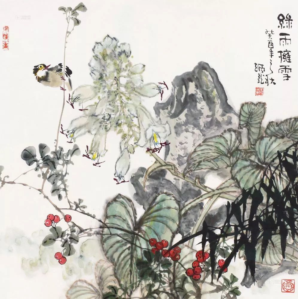 陈继儒山水画作品欣赏,陈良宗山水画作品欣赏