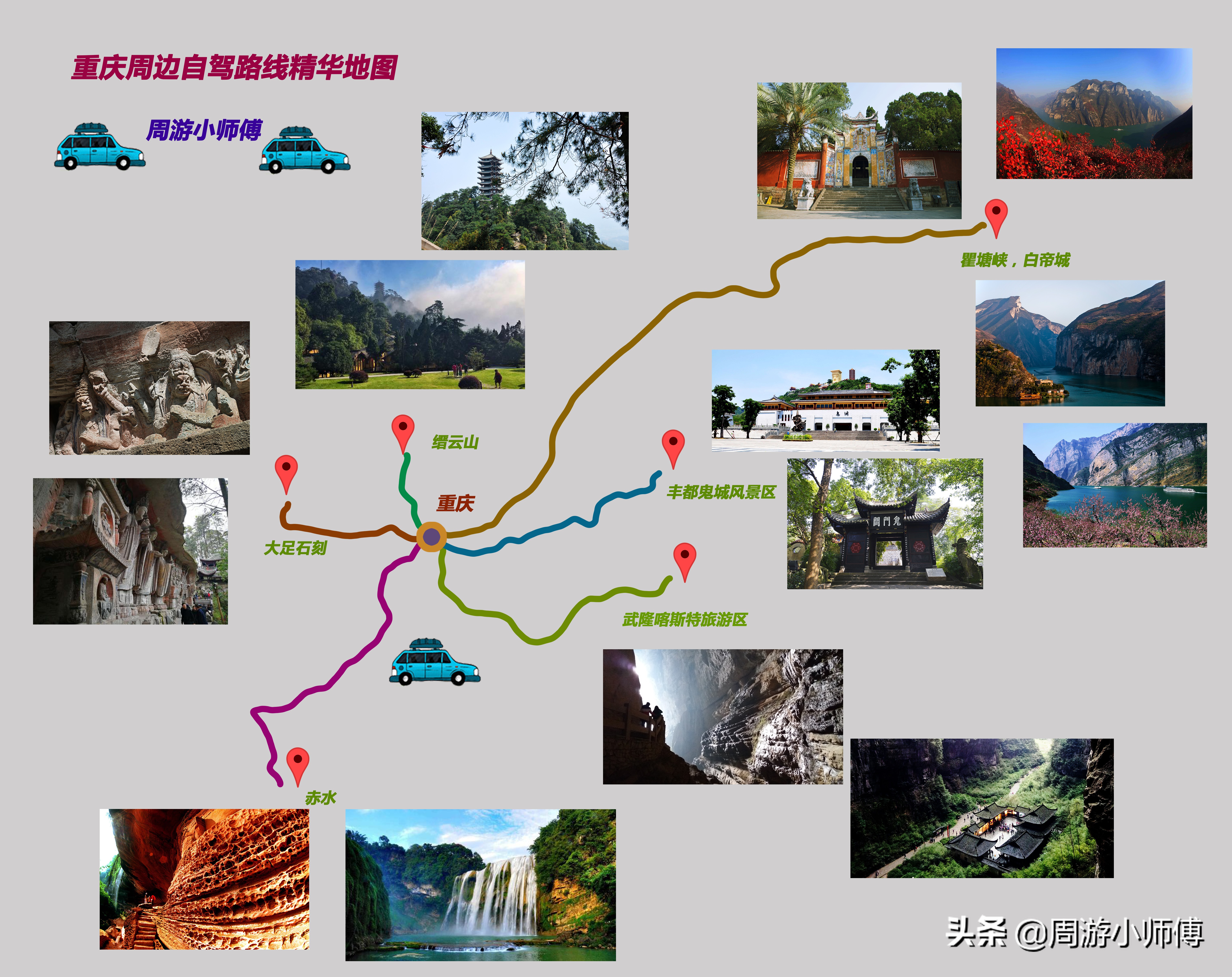 10大顶级自驾路线地图攻略,周边自驾环线线路推荐