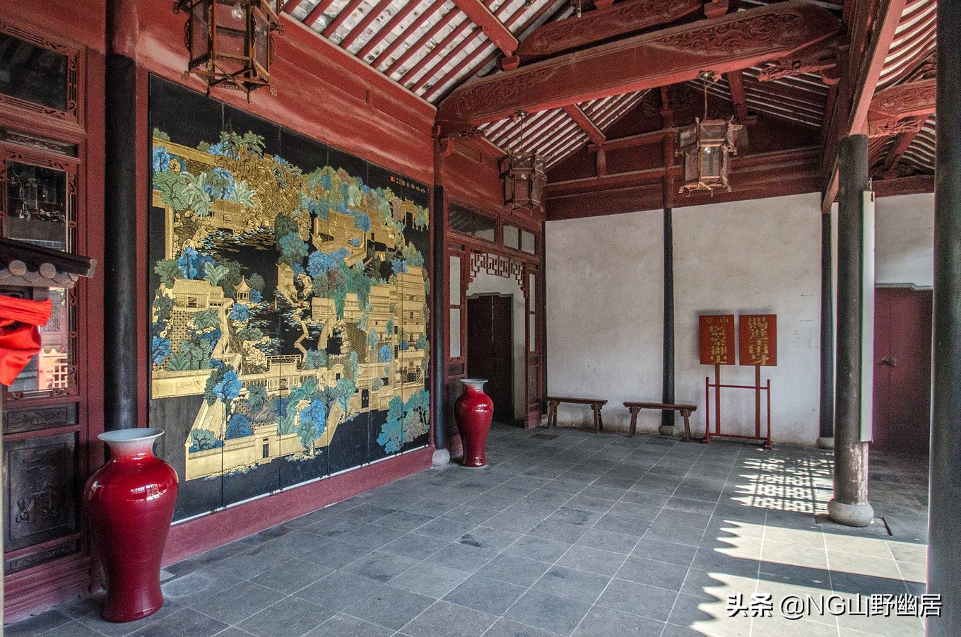 苏州珍珠塔全景图,苏州同里珍珠塔园林