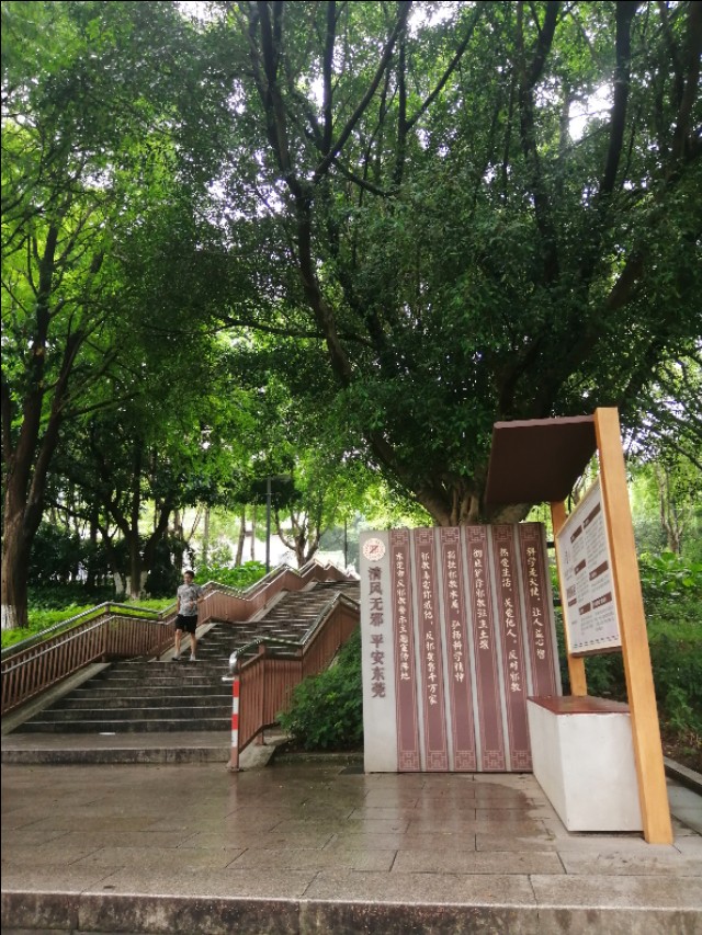 东莞旗峰公园掠影,东莞旗峰公园大体俯视图片