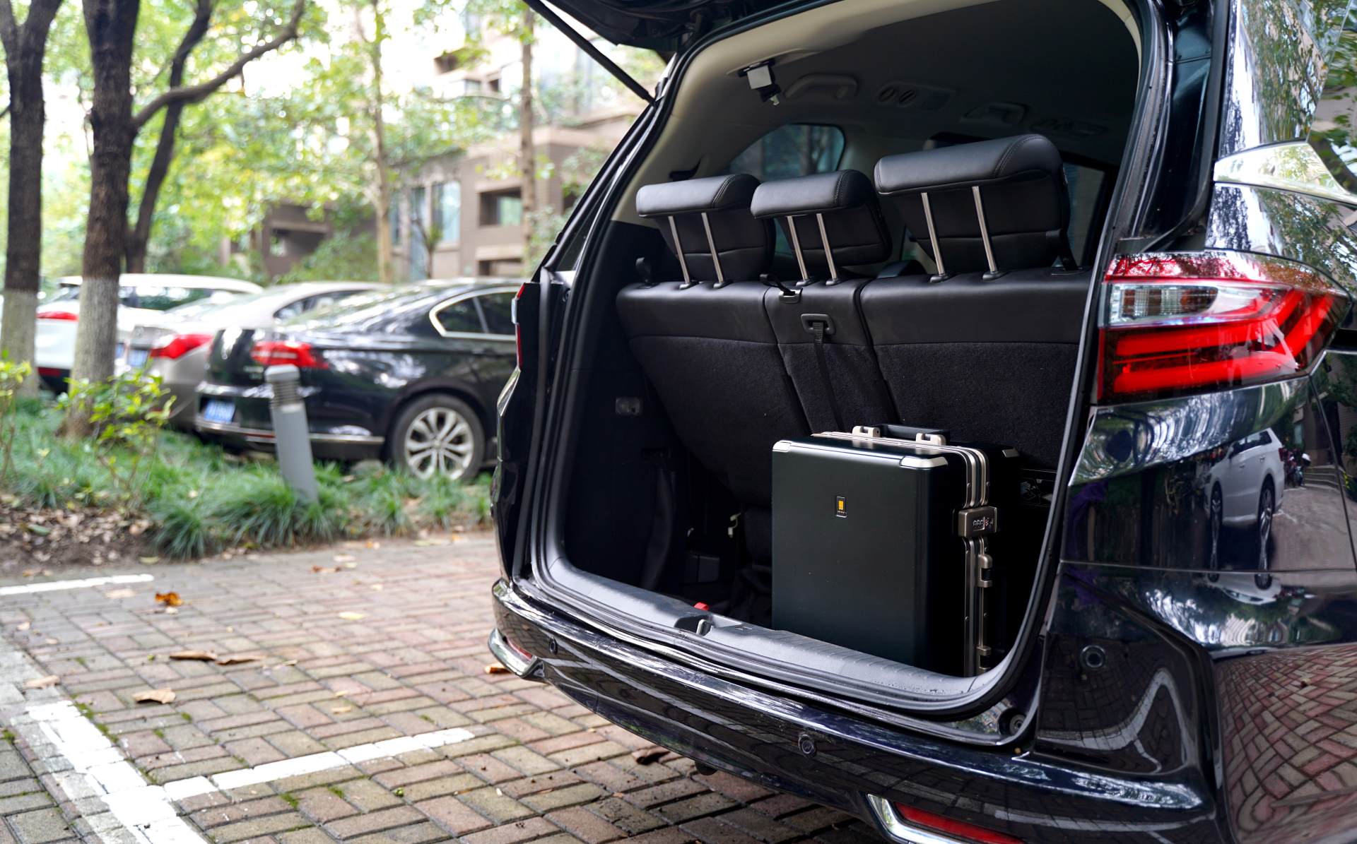 地平线8号power墨绿色,地平线8号行李箱真实测评经典款