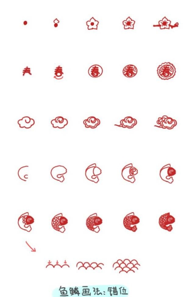 最好看的元旦节简笔画,元旦节怎么画简笔画