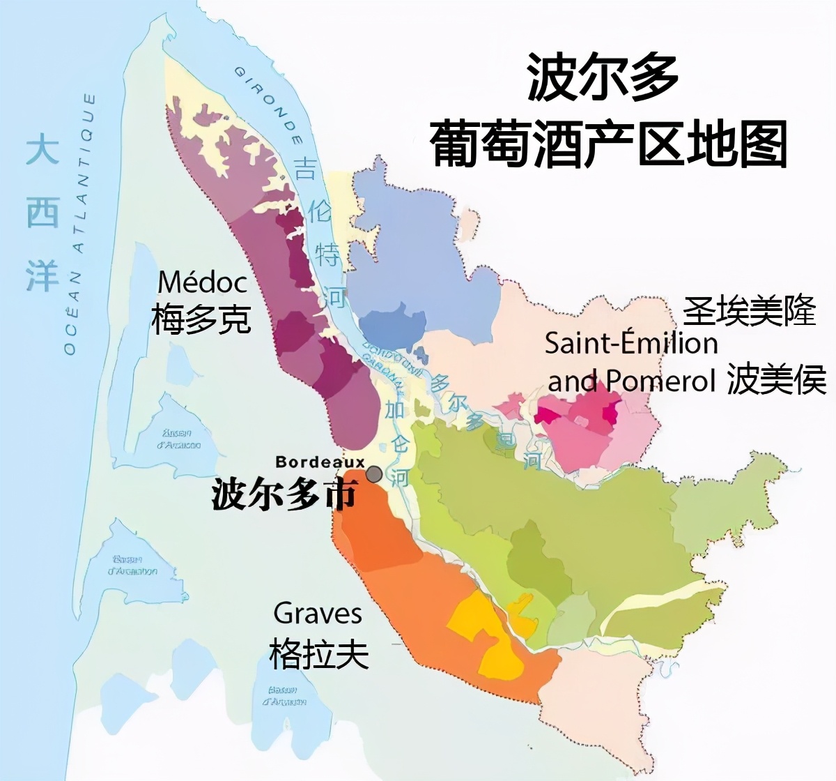 法国波尔多葡萄酒，简单如123456789