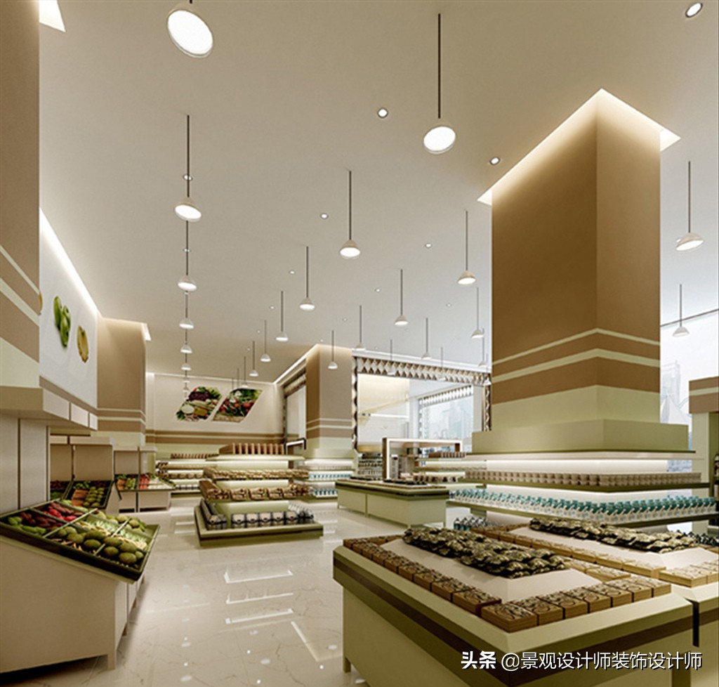 商场店铺设计案例图纸,超市设计图解大全