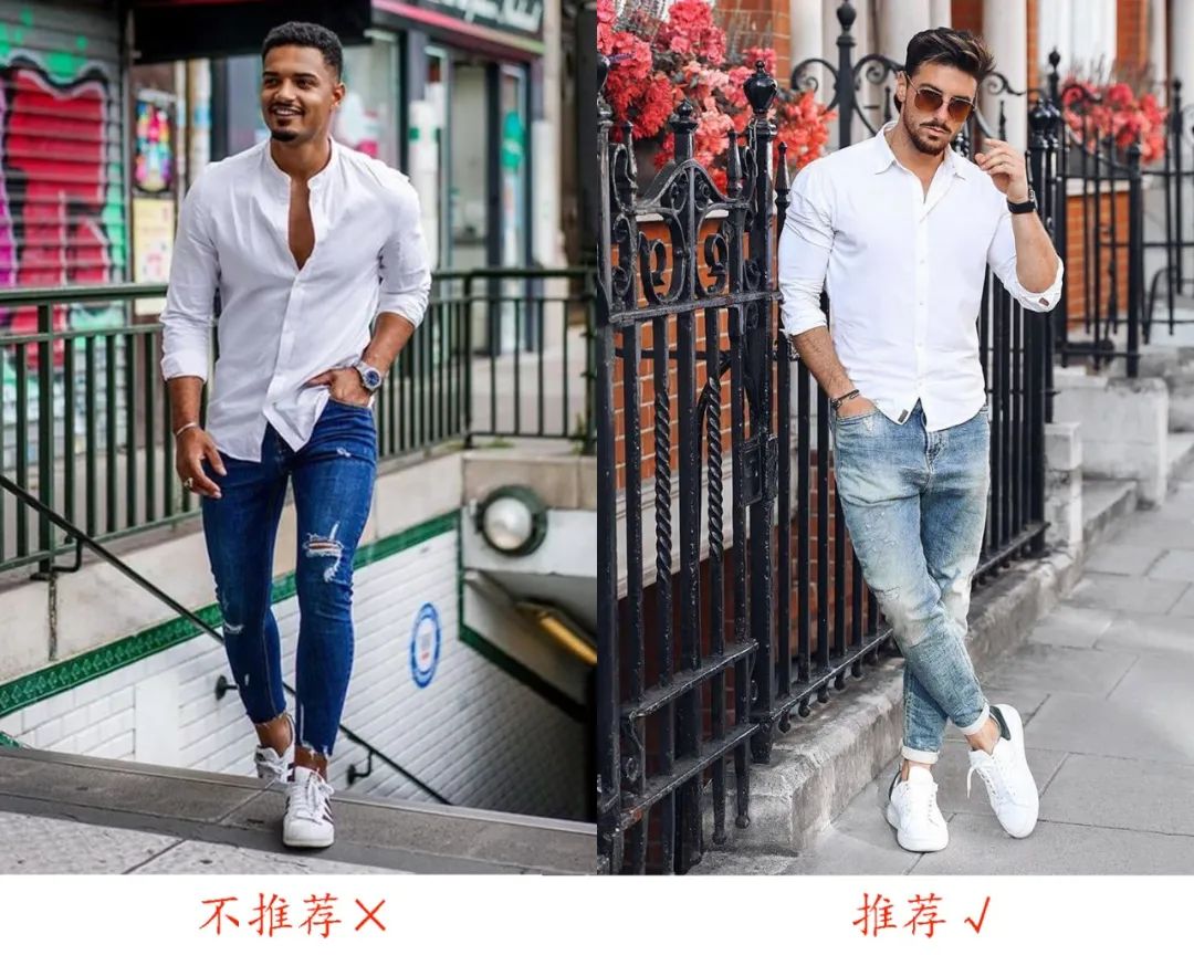 直筒潮流牛仔裤男士穿搭,今年流行哪些牛仔裤款式好看男