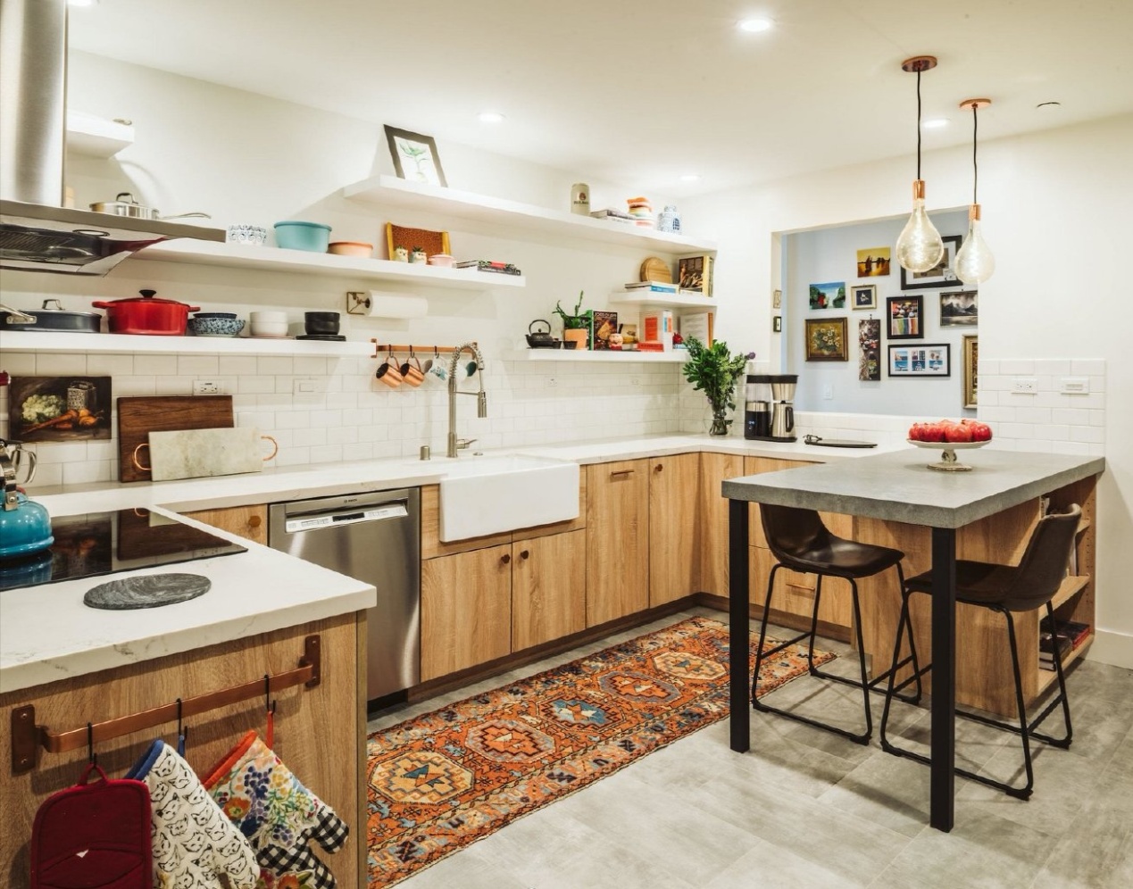 新中式风格地毯vs意式极简风,美式复古风地毯搭配