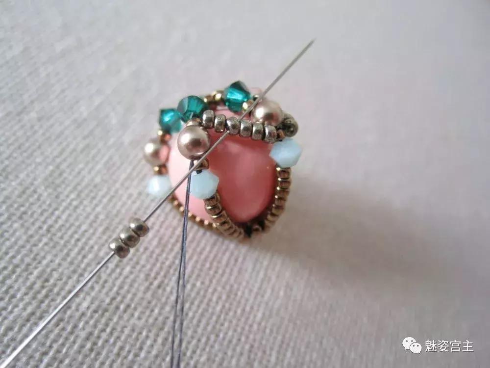 嘉德罗斯耳环怎么做教程,送你一副耳环