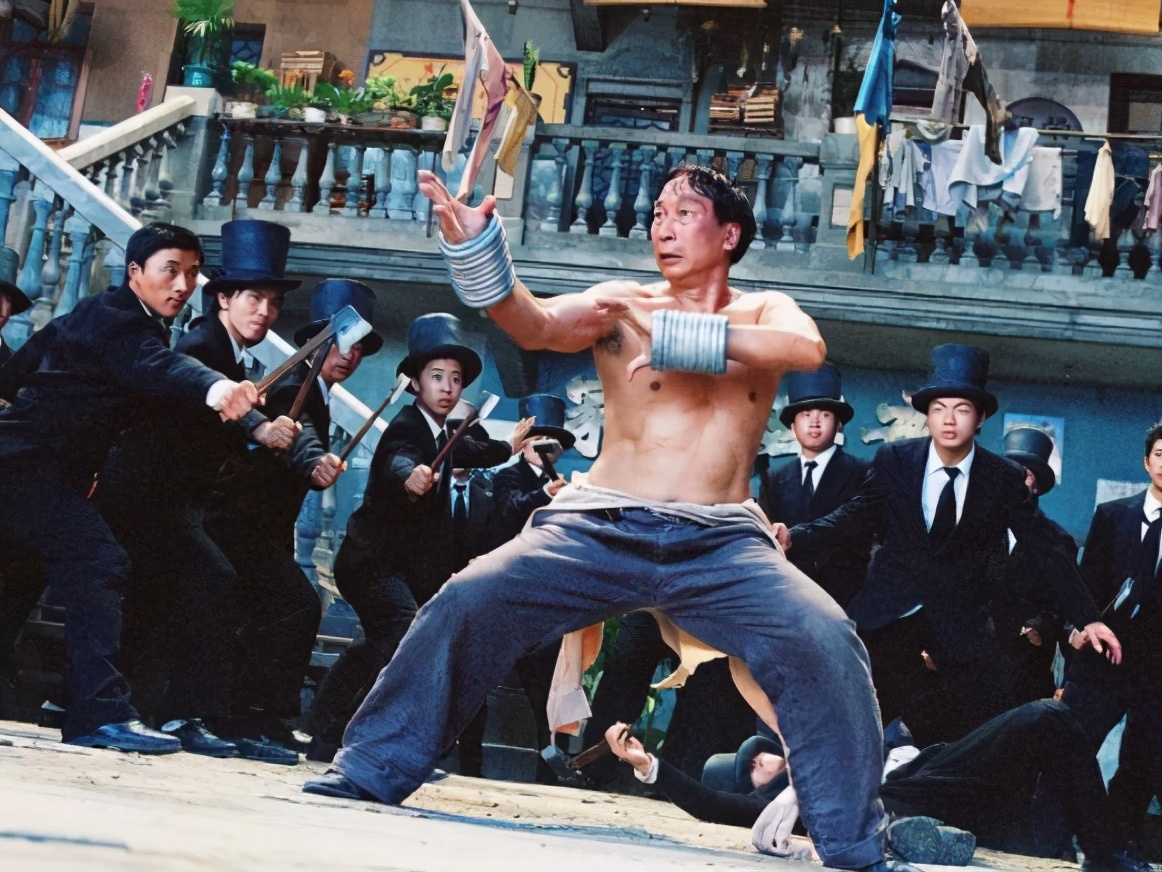 功夫拍摄花絮周星驰教演戏,功夫冷知识周星驰和洪金宝