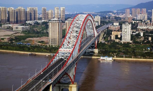 世界最长拱桥重庆朝天门长江大桥,朝天门长江大桥和千厮门大桥