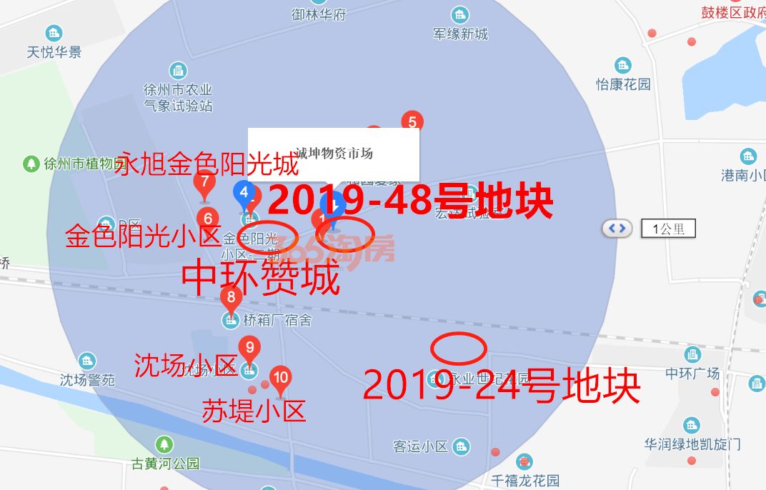 徐州市2019-117号地块,徐州市最新拍卖地