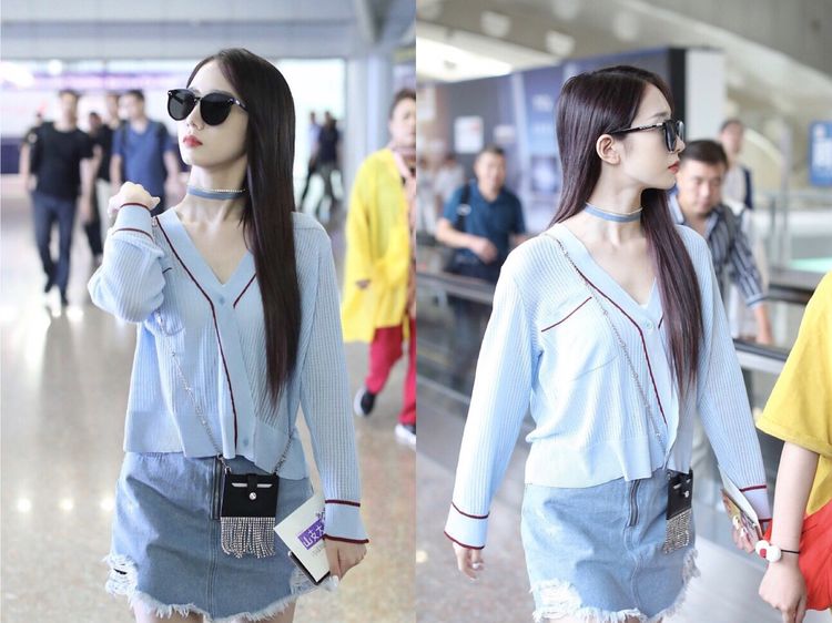 蓝色系的裙,蓝色系夏日裙子