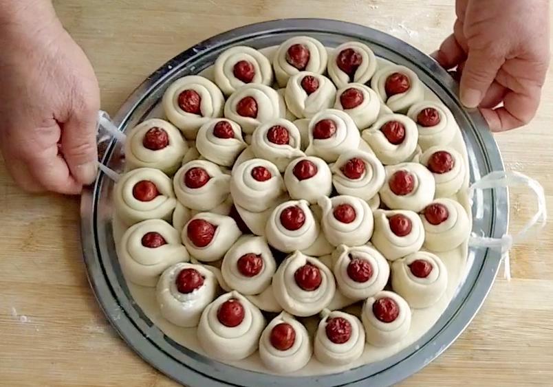 过年枣花鱼馒头怎么做,河南过年蒸的枣花馒头