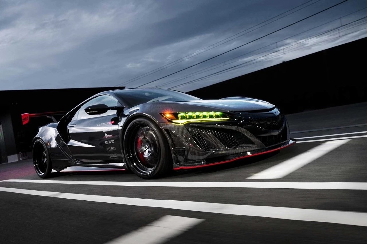 nsx讴歌原车碳纤维,讴歌nsx全代