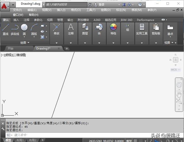 2018cad画图时显示长度角度怎么弄,cad如何画角度的方法