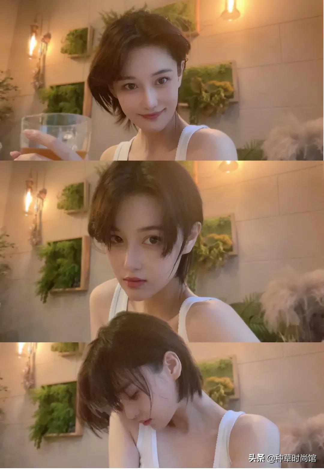 6-8岁女孩脸小剪短发什么头型好看,剪短发显脸小减龄发型