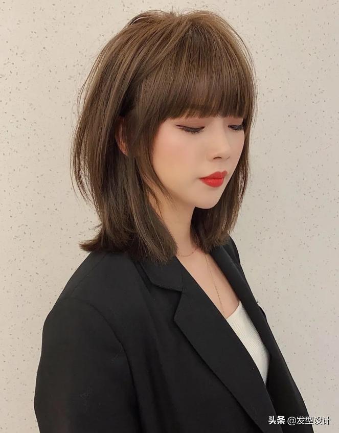 中长发发型免打理造型,中长发披发发型理发店