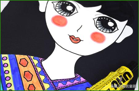 粘土画苗族少女,创意粘土手工画灰姑娘