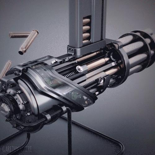 加特林机枪的进化史,加特林机枪的发展史