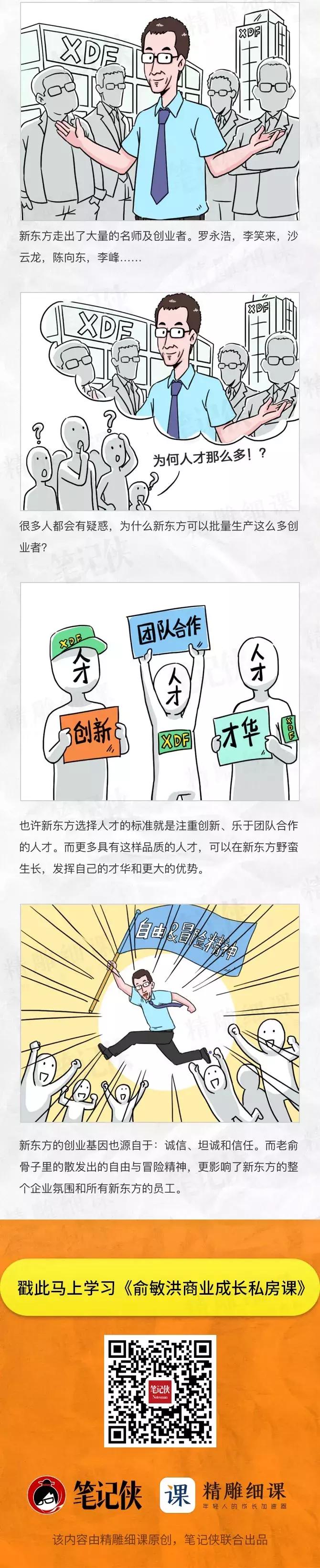 一幅漫画，看懂新东方25年成长之路