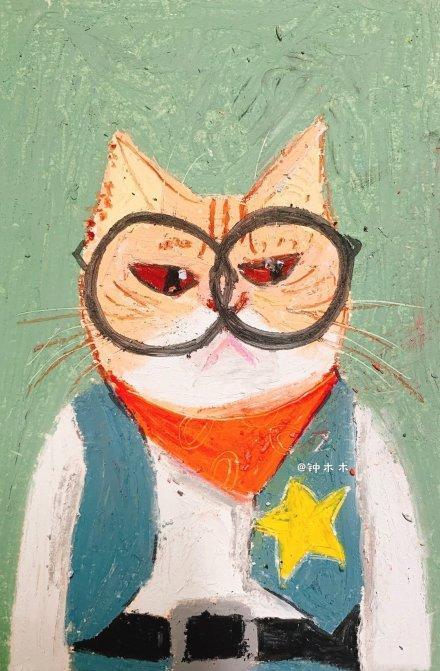 有回归童年的感觉，油画棒的妙用：插画师钟木木