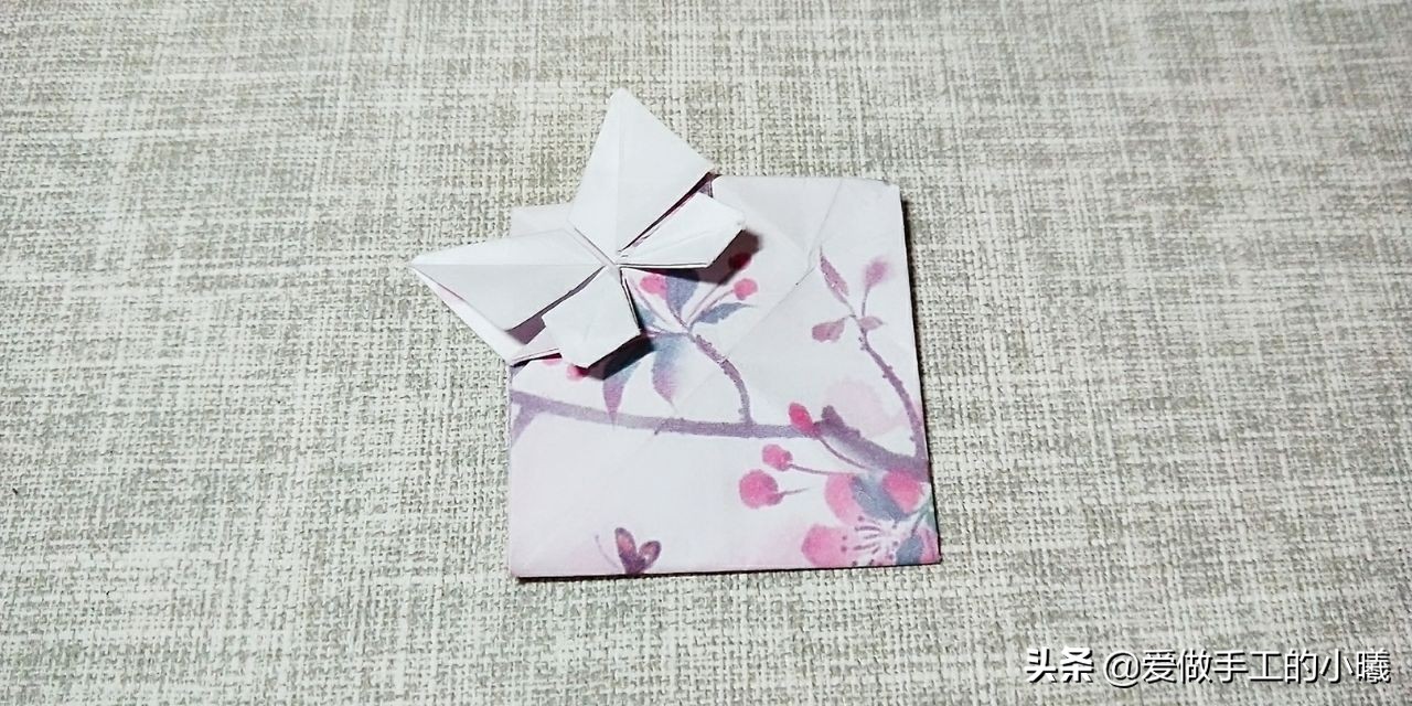 好看的折纸信封怎么折,手工折纸教程折信封