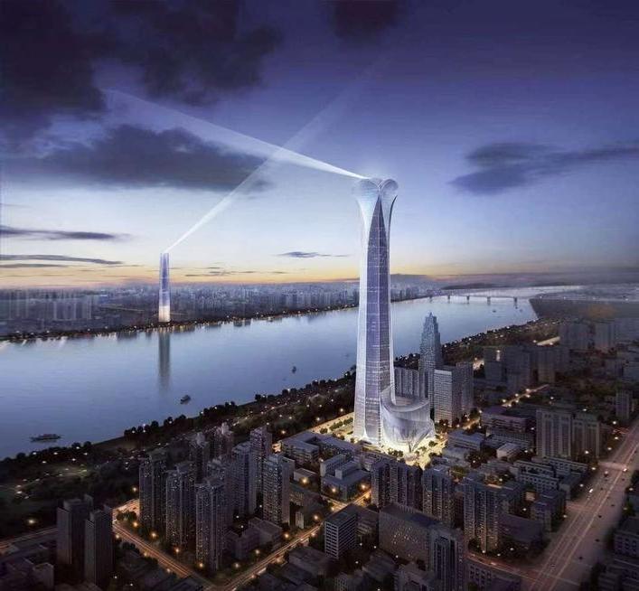 武汉400摩天高楼集合,武汉900米的高楼大厦