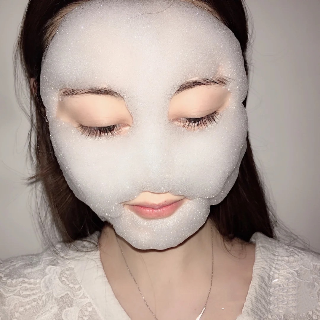 泡泡面膜真的能祛粉刺吗,花青素泡泡面膜改善毛孔去黑头