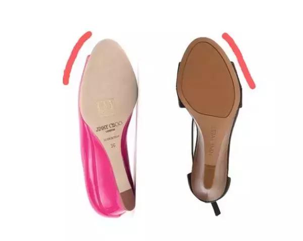 100元和500元的高跟鞋,100元的鞋和500元的鞋差距