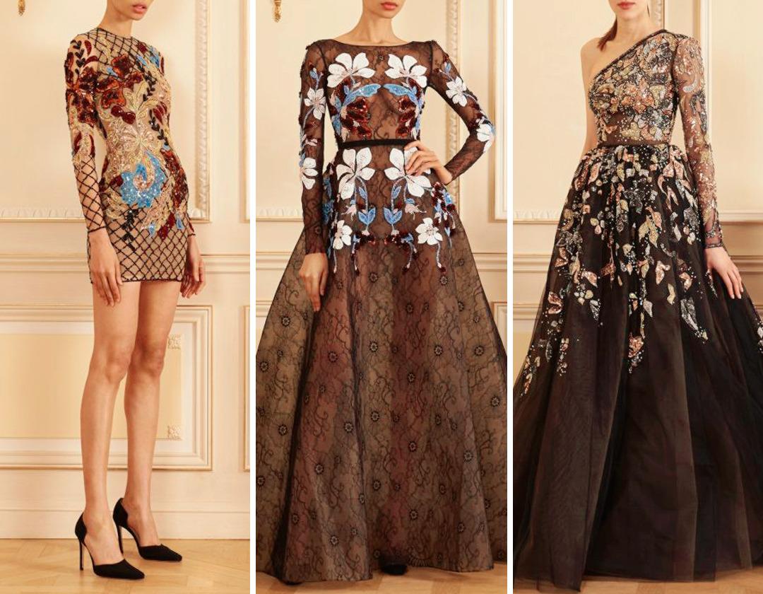 GeorgesHobeika甜美少女高定礼服:粉嫩闪光刺绣,清新宫廷风