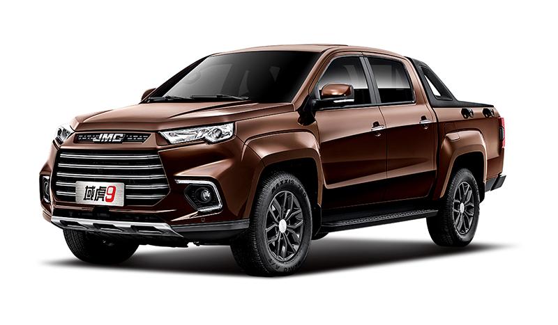 江铃域虎9新款四驱外观,域虎9皮卡2.0自动四驱